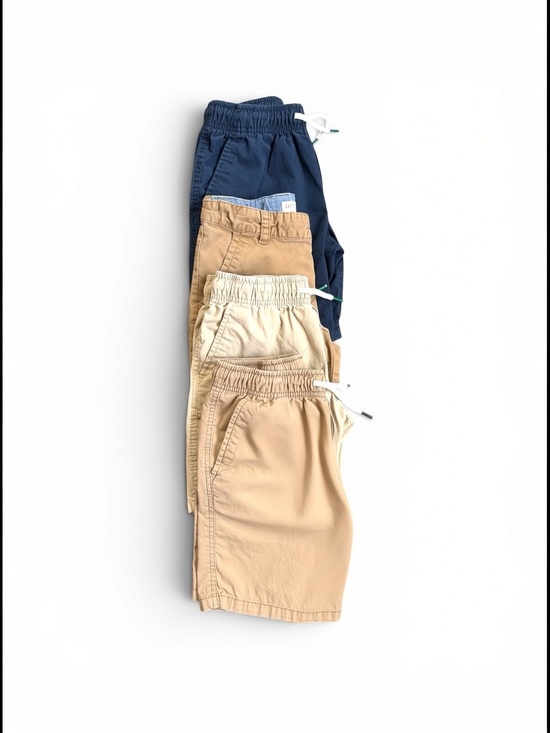 Cat & Jack Other - Cat & Jack Kids Pull-On Shorts Pack — Navy, Khaki, Cream, Tan